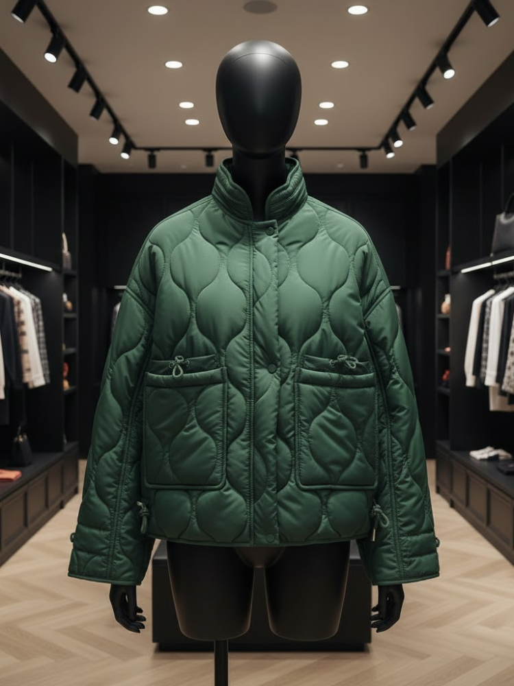 Emerald Quilted Jacket • SOHO New Collection BYMANYC ® New York-1