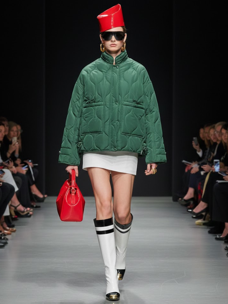 Emerald Quilted Jacket • SOHO New Collection BYMANYC ® New York-0