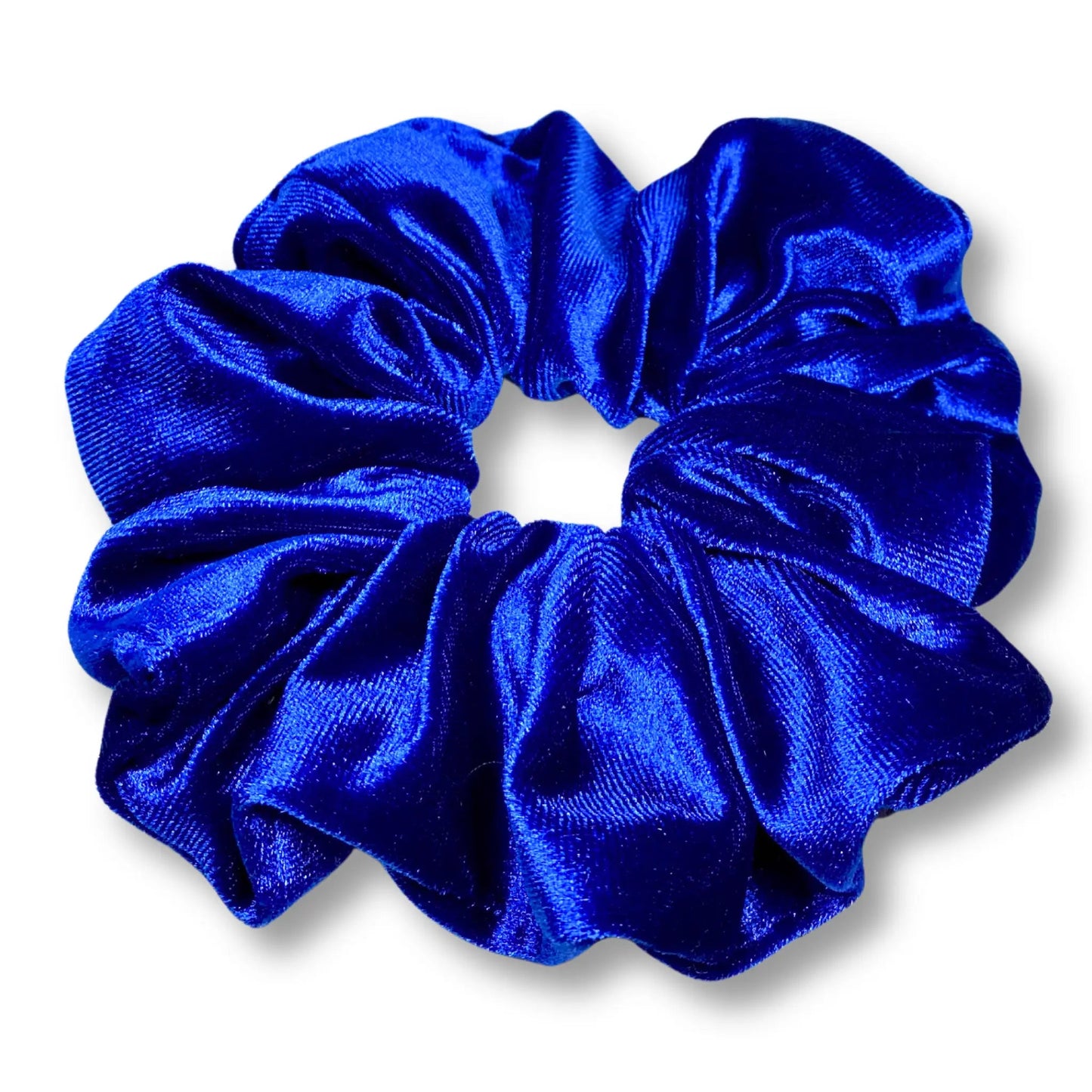 Royal Blue Velvet Scrunchie