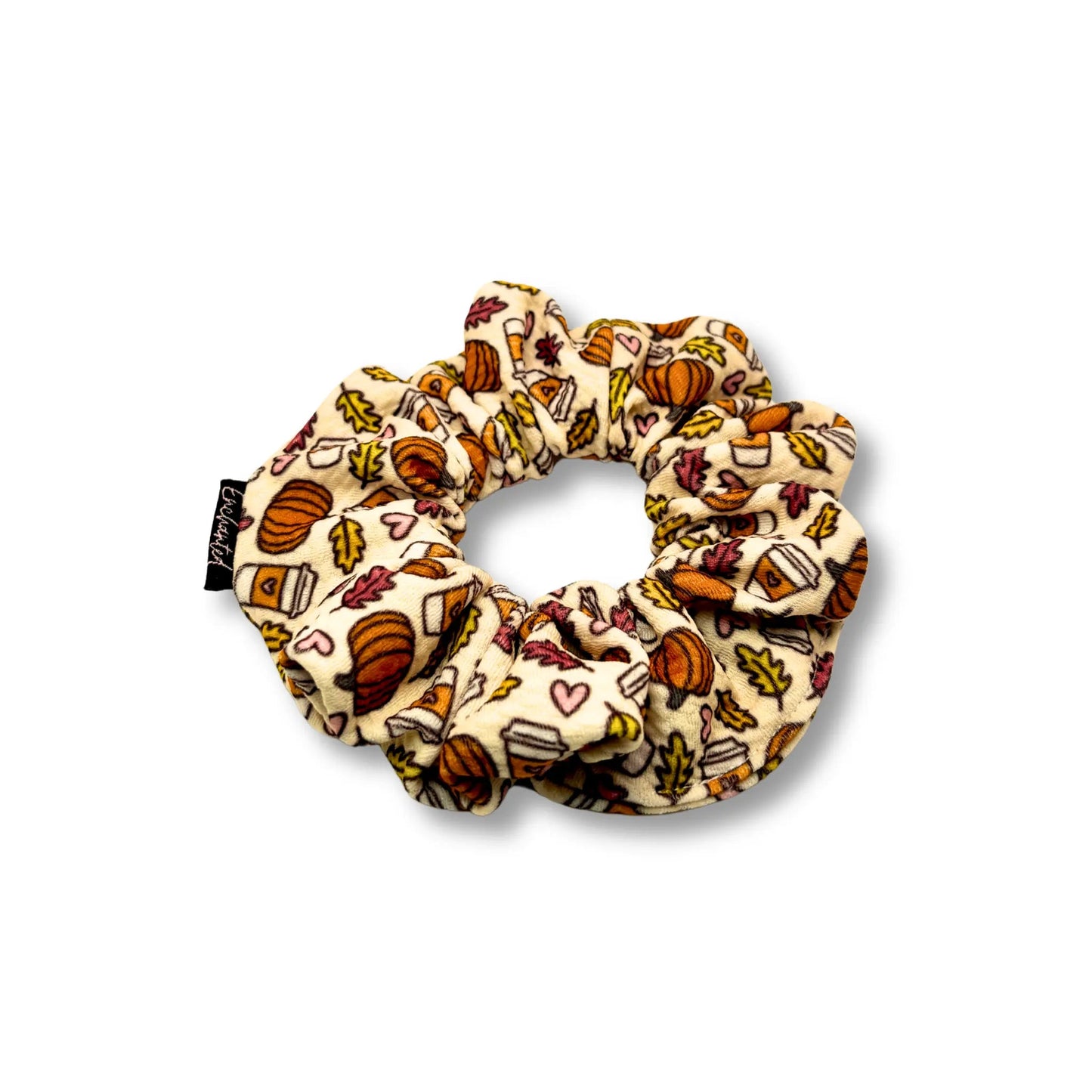 Mini Fall Coffee Bullet Scrunchie