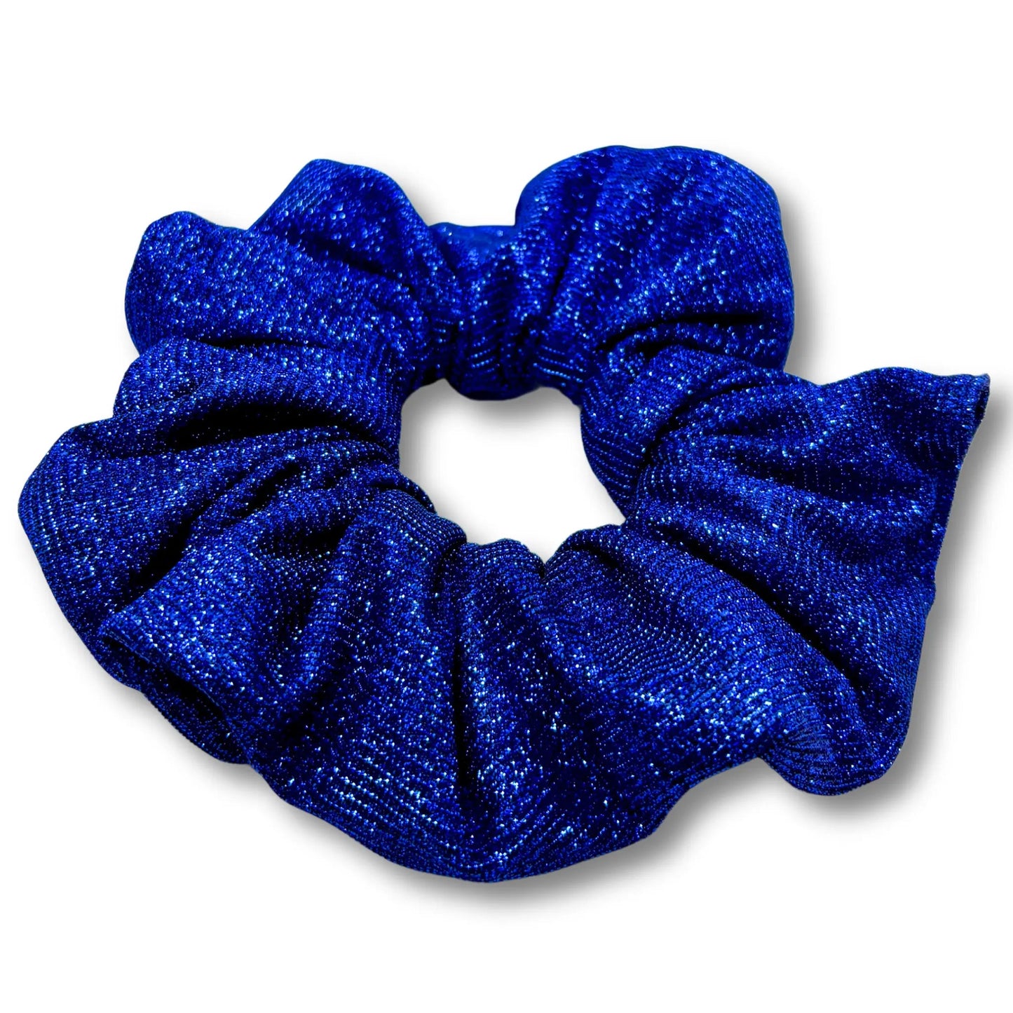Royal Blue Sparkle Scrunchie