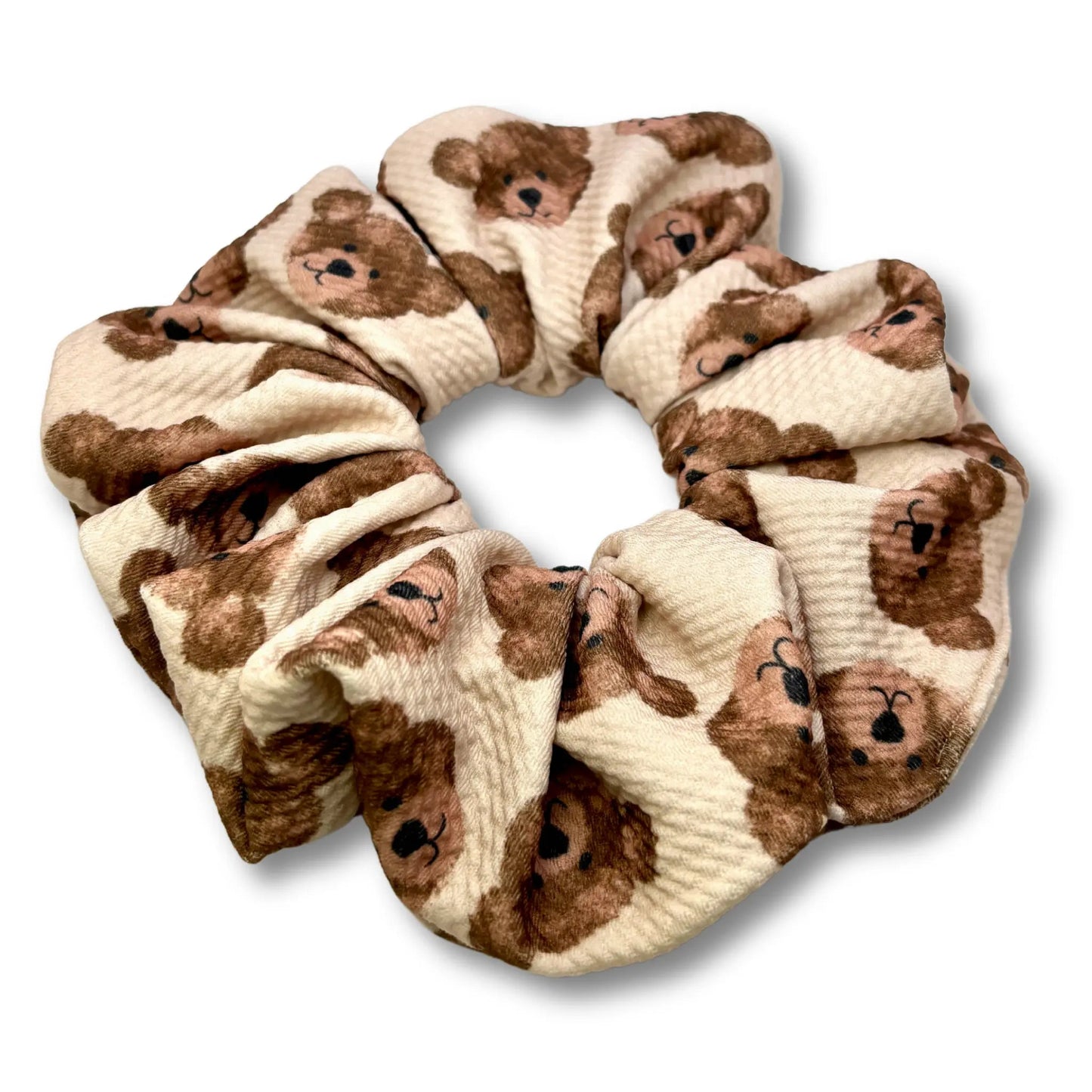 Teddy Bear Bullet Scrunchie