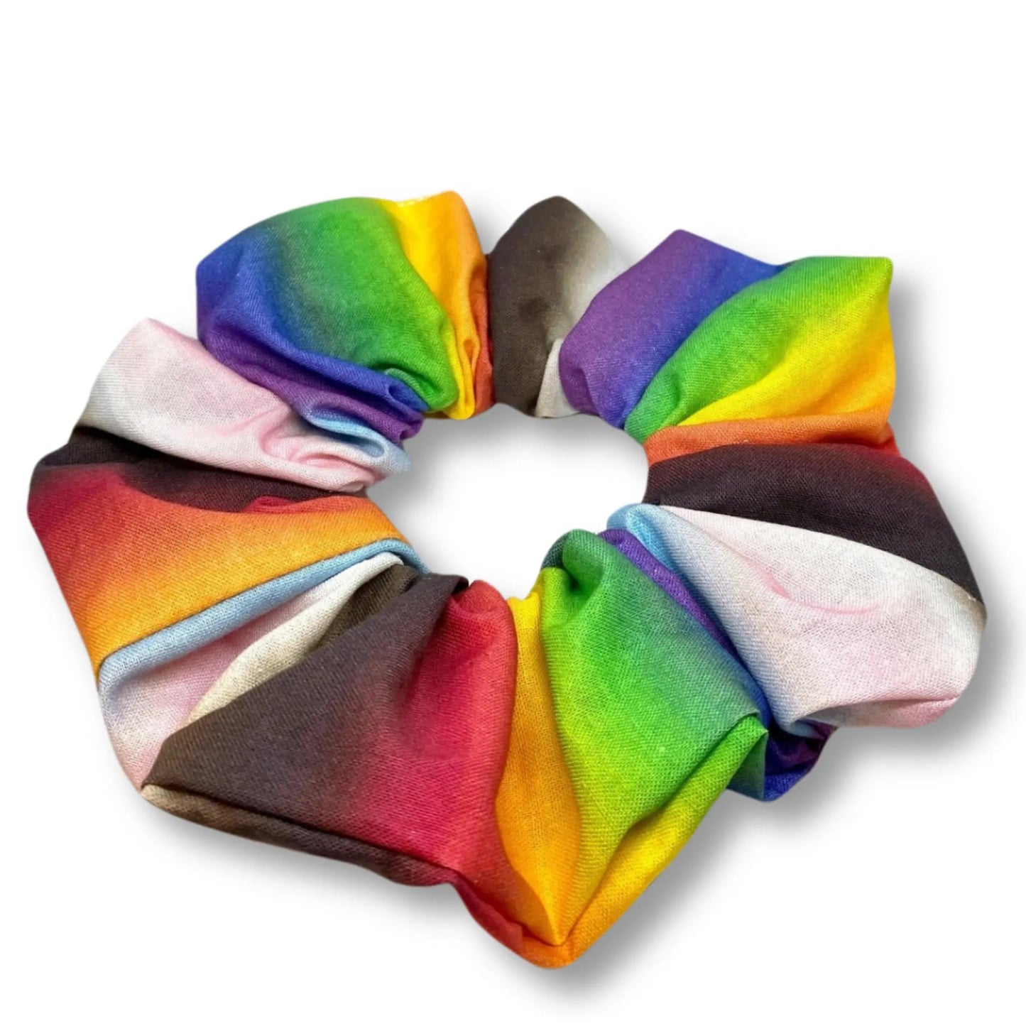 Ombre Flag Rainbow Scrunchie