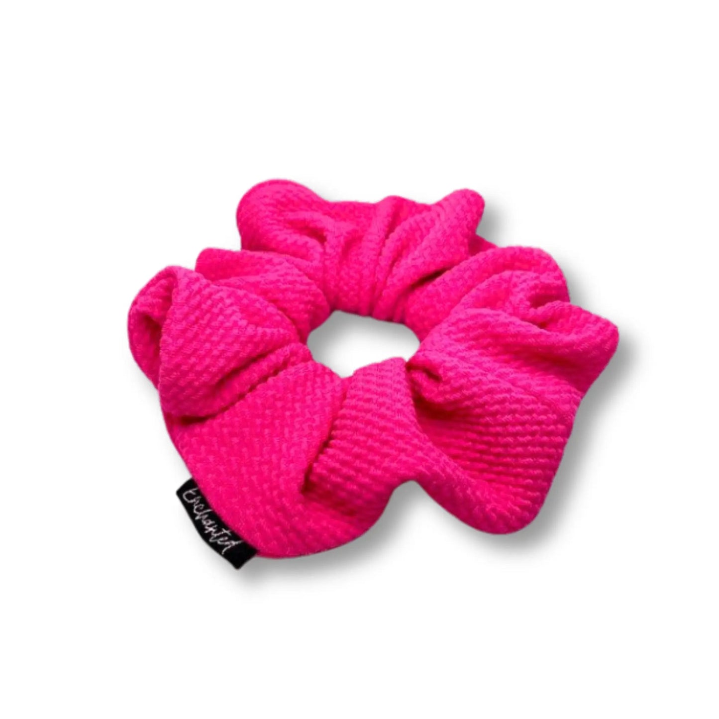 Mini Bright Pink Bullet Scrunchie