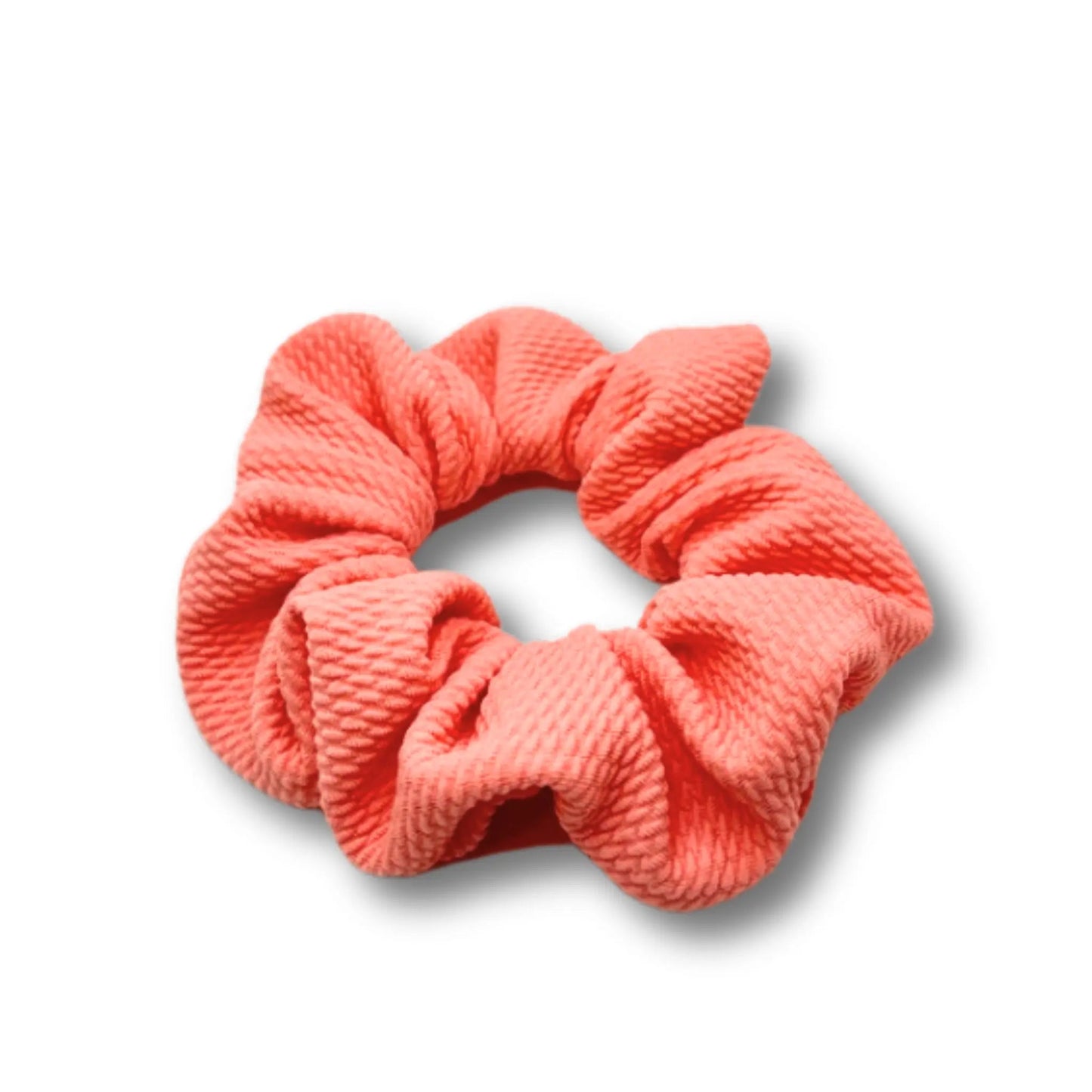 Mini Coral Summer Bullet Scrunchie