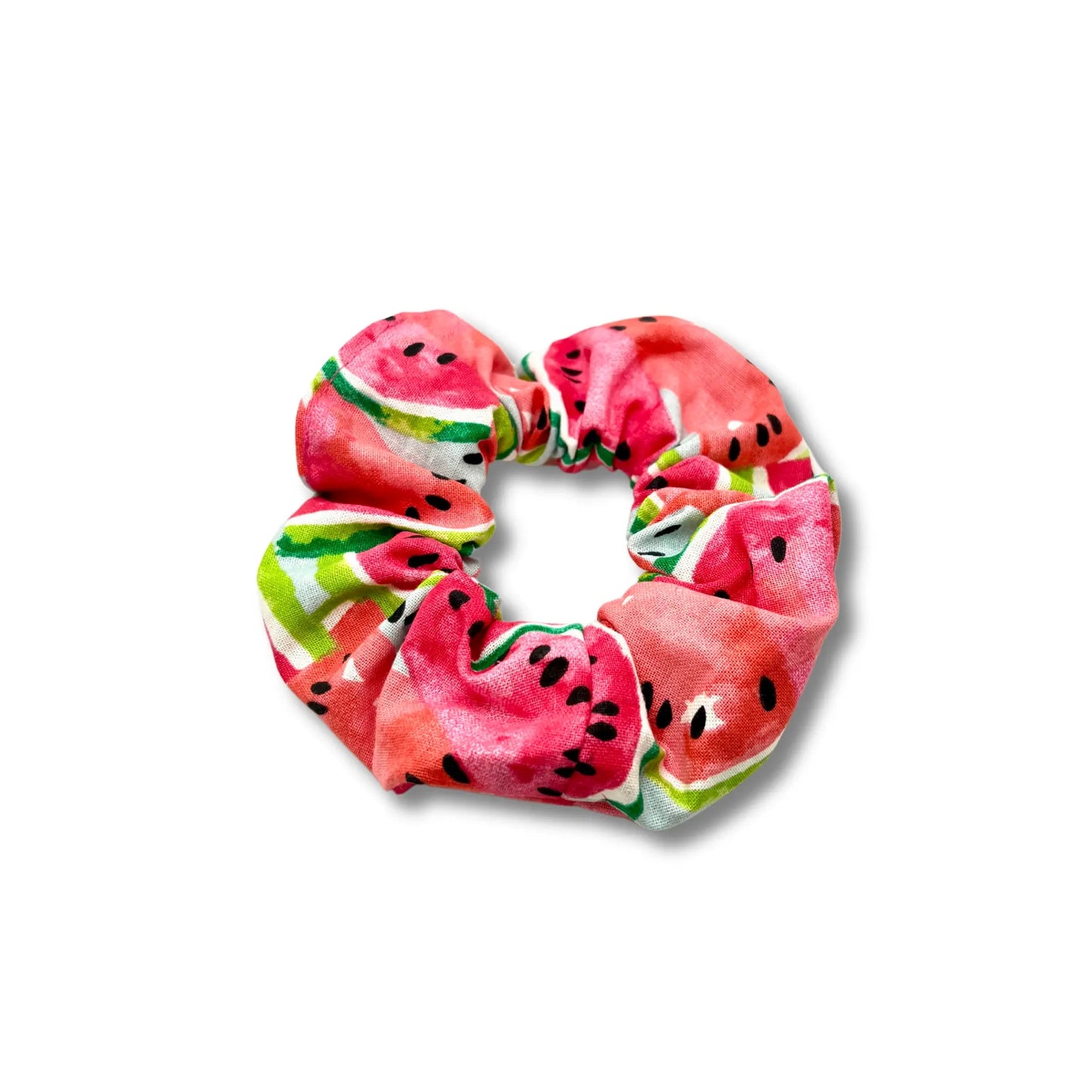 Mini Watermelon Summer Scrunchie