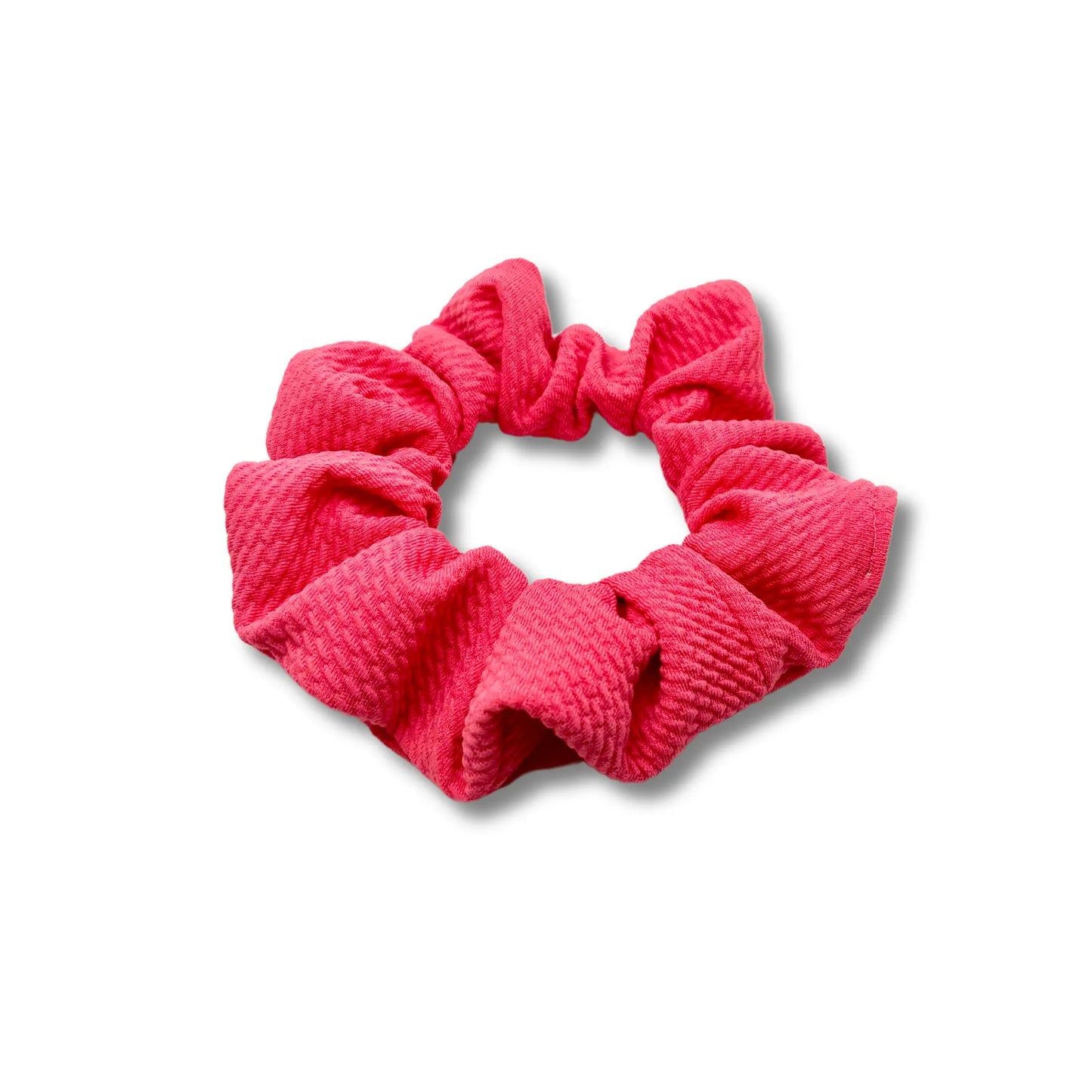 Mini Dark Coral Summer Bullet Scrunchie