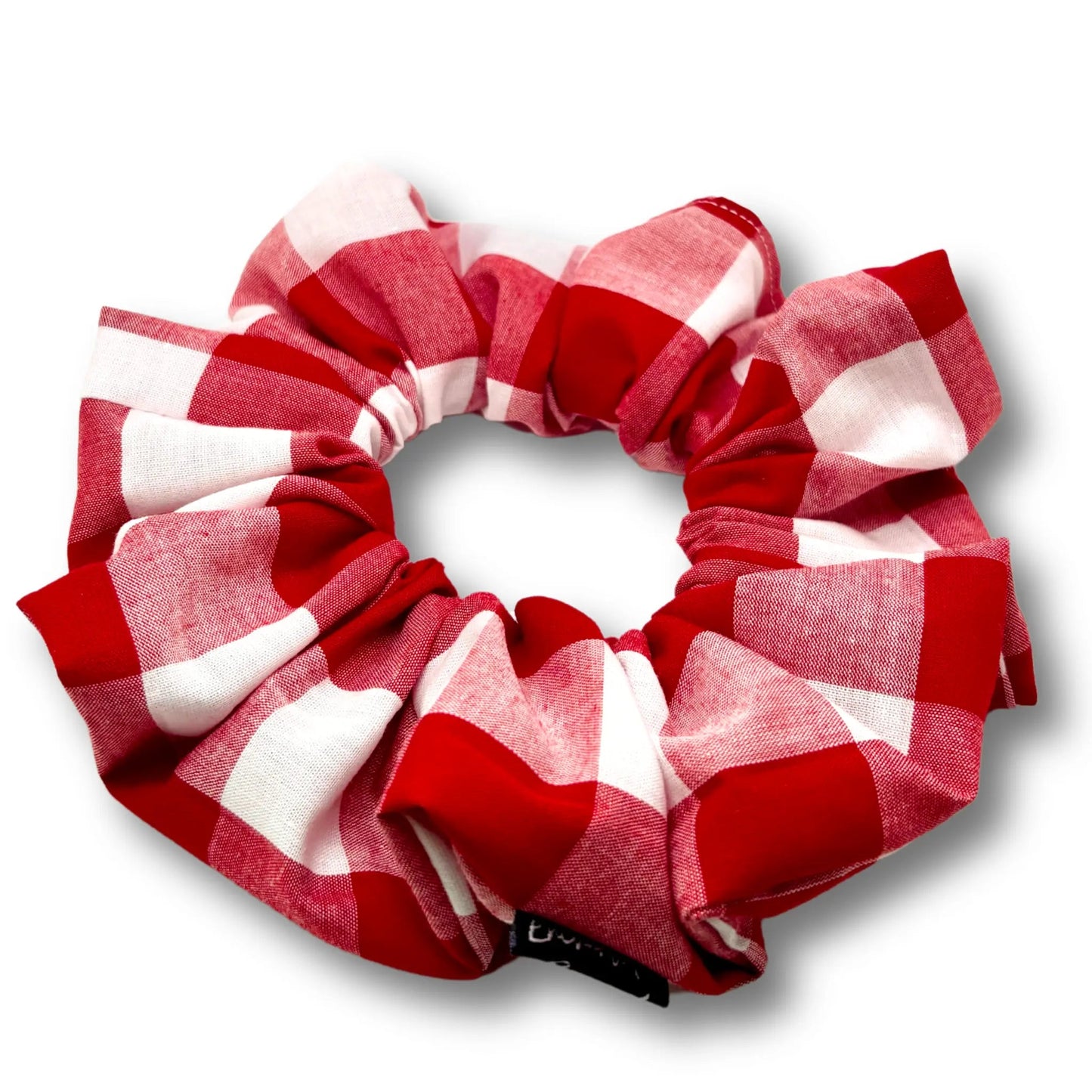 Red Plaid 4th of July Scrunchie