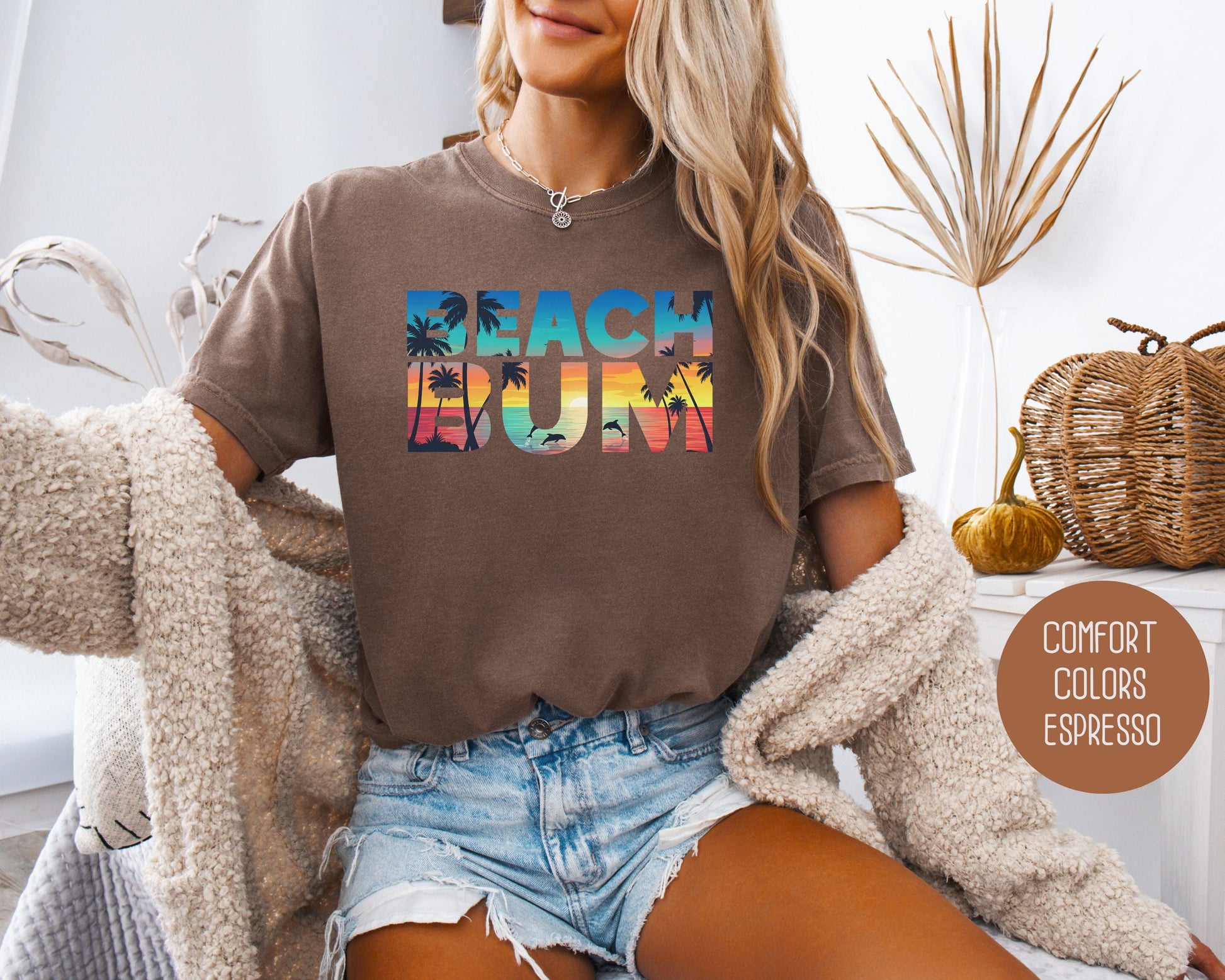 Beach Bum Comfort Colors Shirt-5