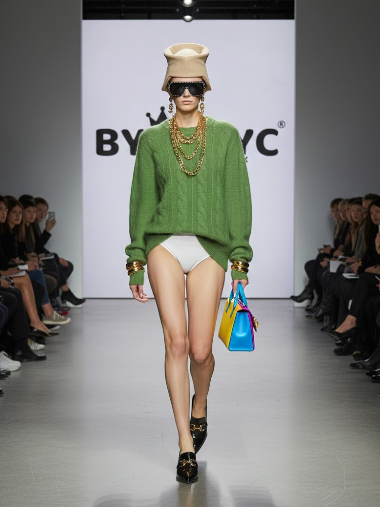 Essential Cable-Knit Eco-Jersey • SOHO New Collection BYMANYC ® New York-0
