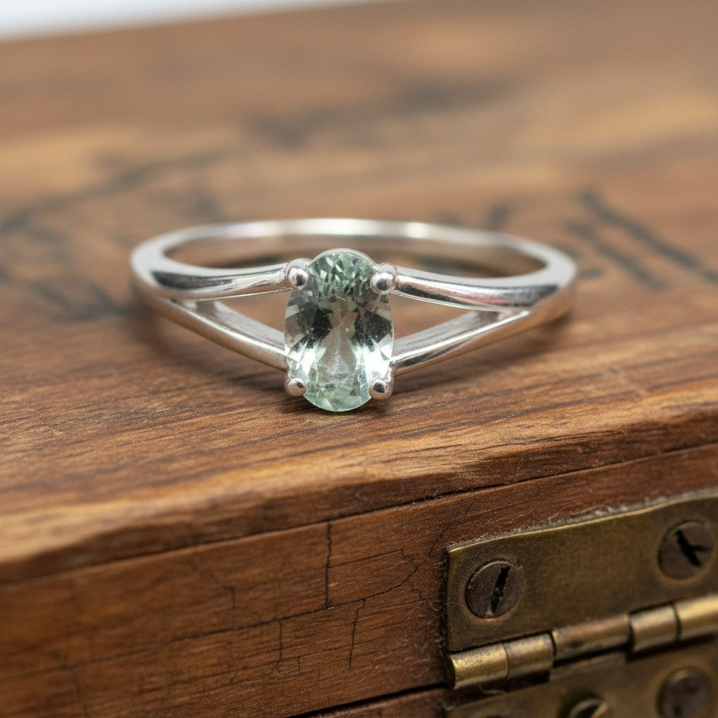 "Eternity" Oval Cremation Ring 6x4mm