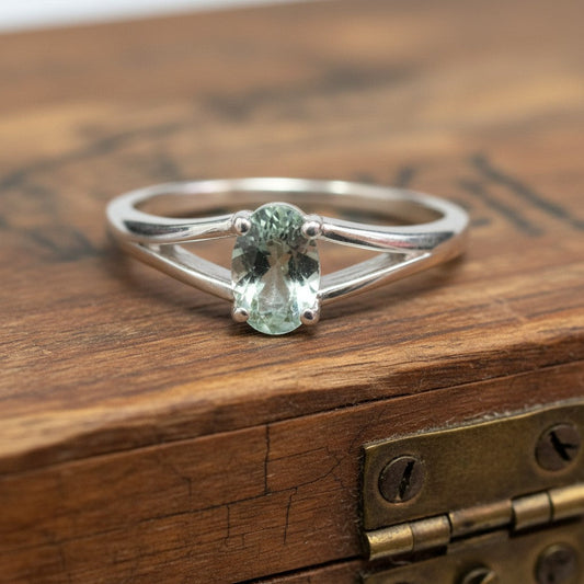 "Eternity" Oval Cremation Ring 6x4mm