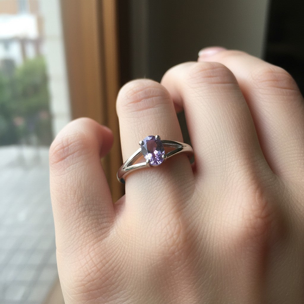 "Eternity" Oval Cremation Ring 6x4mm