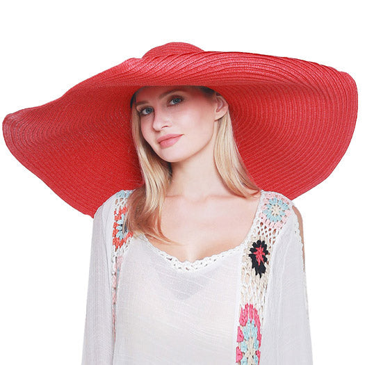 Extra Wide Brim Straw Sun Hat