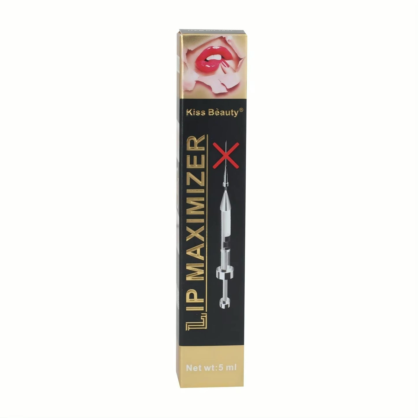 Extreme Volume Lip Plumper Serum – Kiss Beauty Collagen Lip Maximizer Gloss for Fuller, Juicier Lips (Fast USA Shipping)