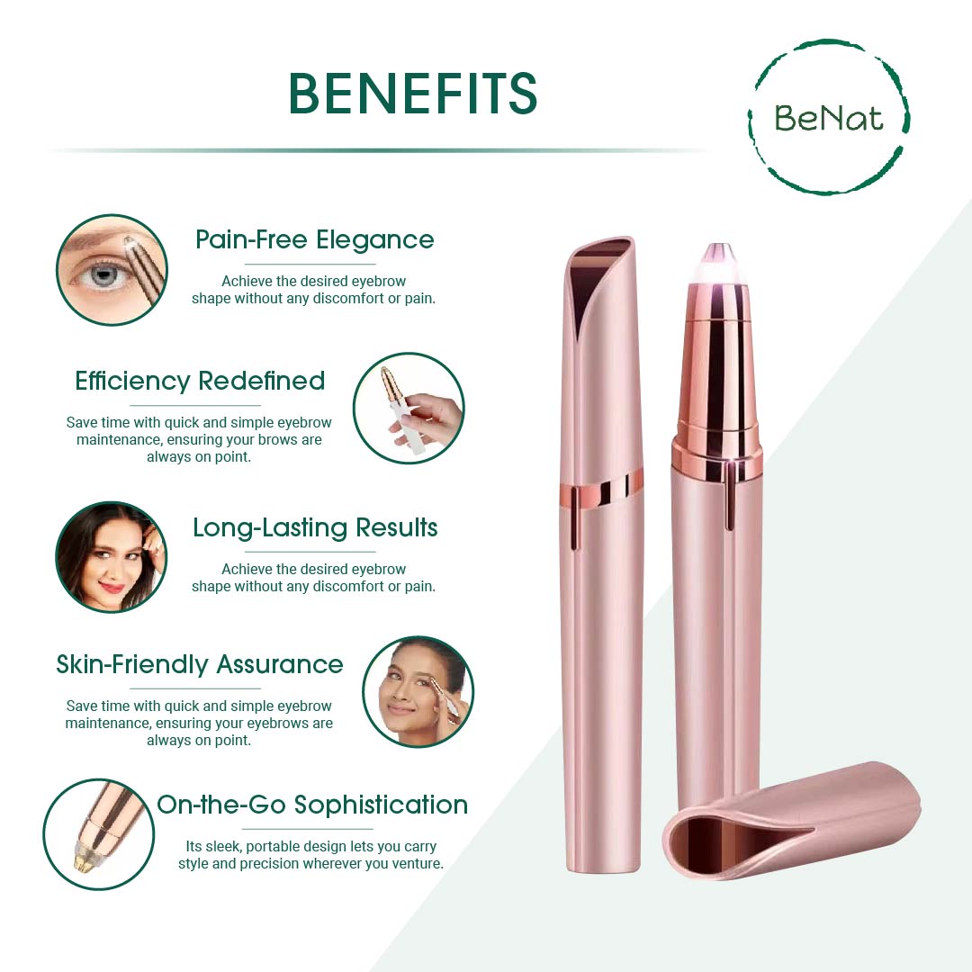 Rechargeable Eyebrow Hair Remover-3