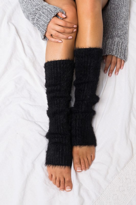 Eyelash_Leg_Warmers * 100% Buttery soft-spun acrylic  Stretch fabric