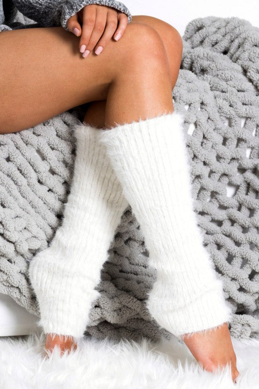 Eyelash Design_Leg_Warmers_100_Buttery_soft-spun_acrylic_Stretch_fabric in white