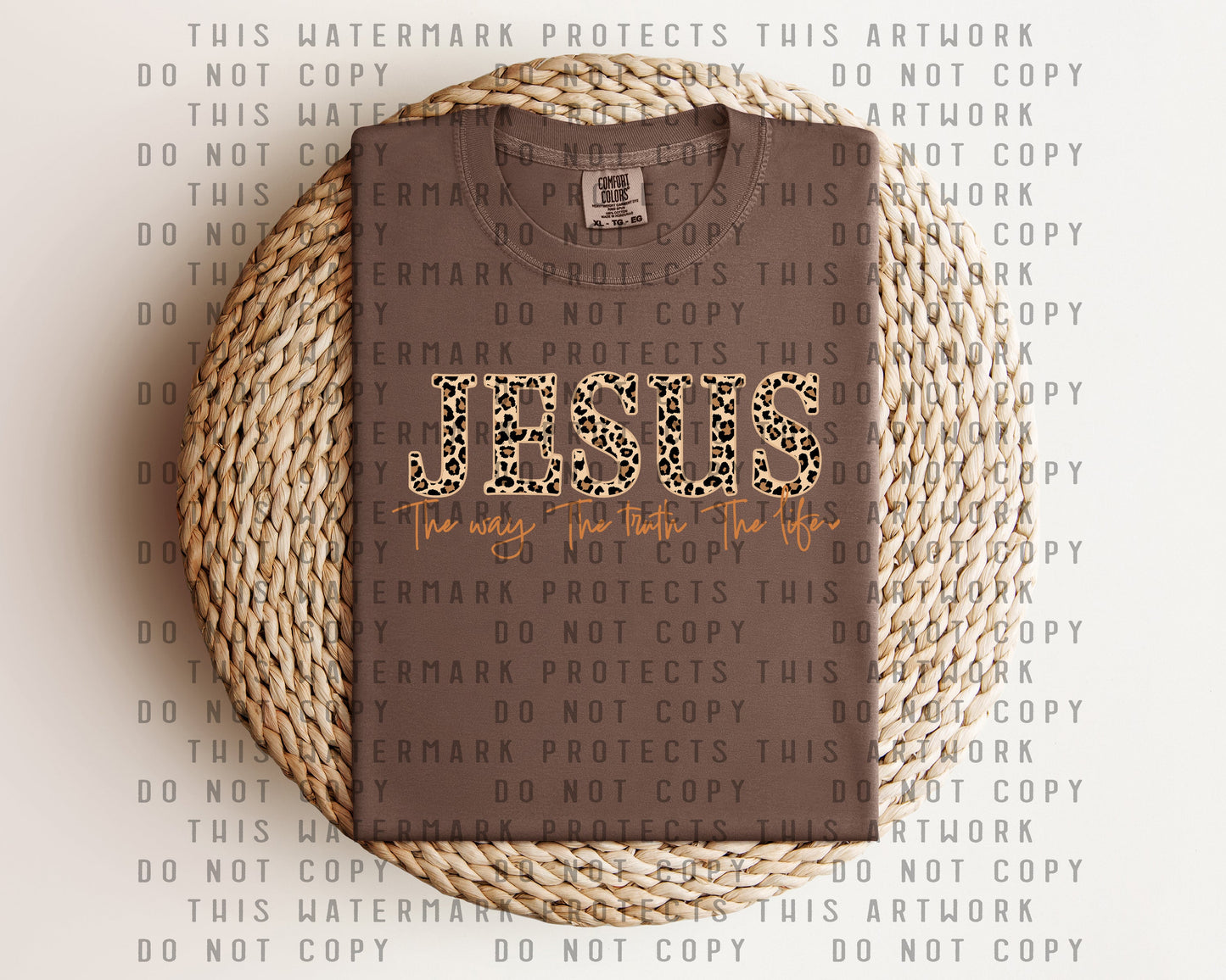 Jesus The Way The Truth The Life Graphic Tee