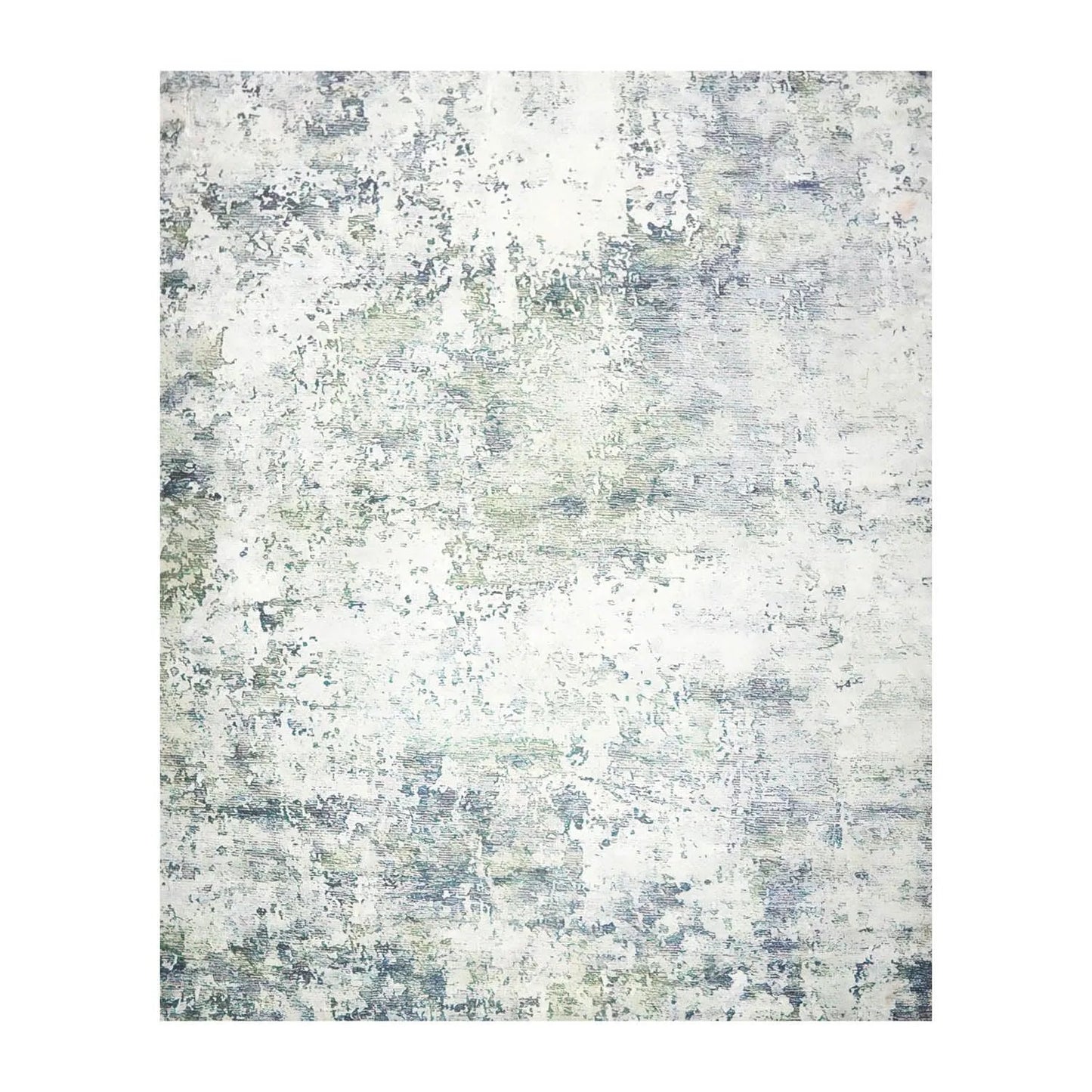Multi Sizes Micro Printed Polypropylene Persian Oriental Area Rug Beige, Green Color-1