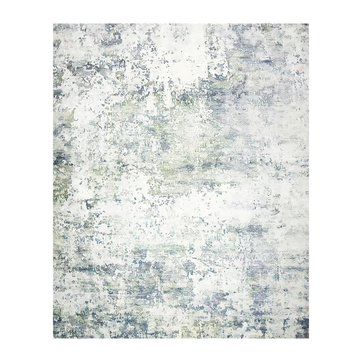 Multi Sizes Micro Printed Polypropylene Persian Oriental Area Rug Beige, Green Color-1