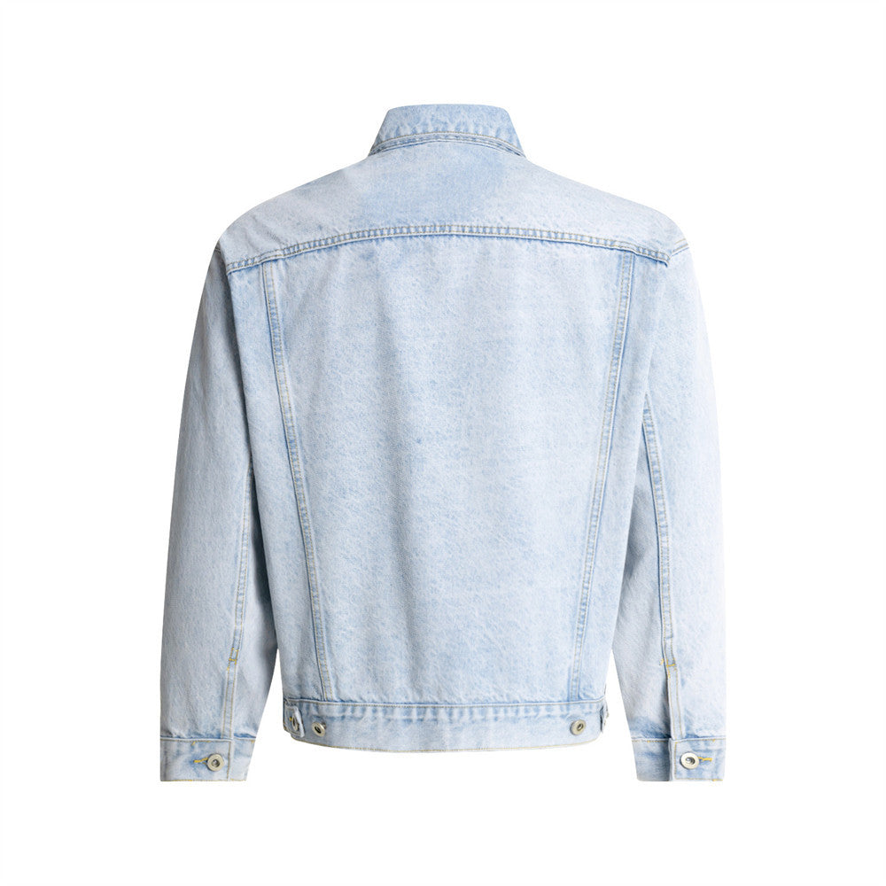 Denim short jacket