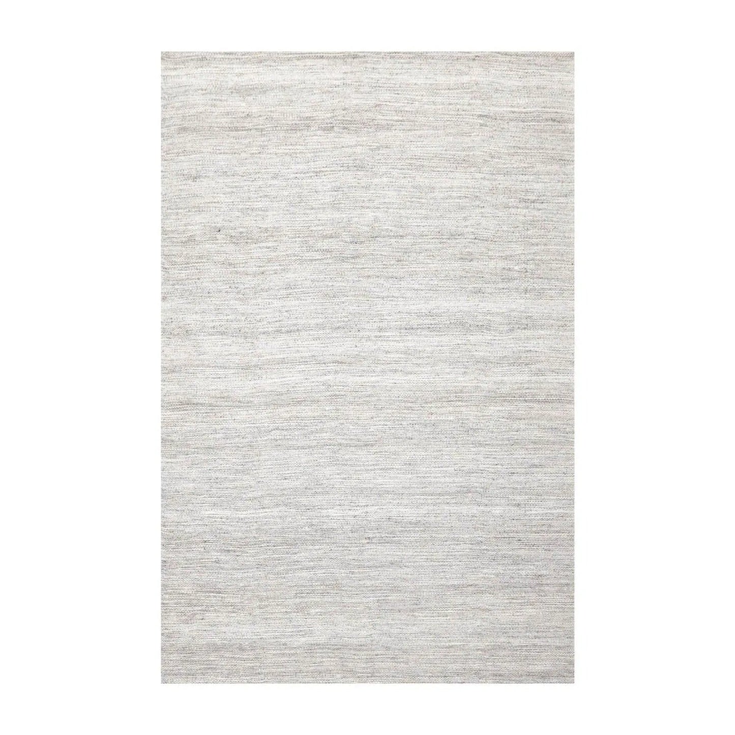 Multi Sizes Hand Woven Dhurry 100% Wool Oriental Area Rug Silver, Gray Color-1