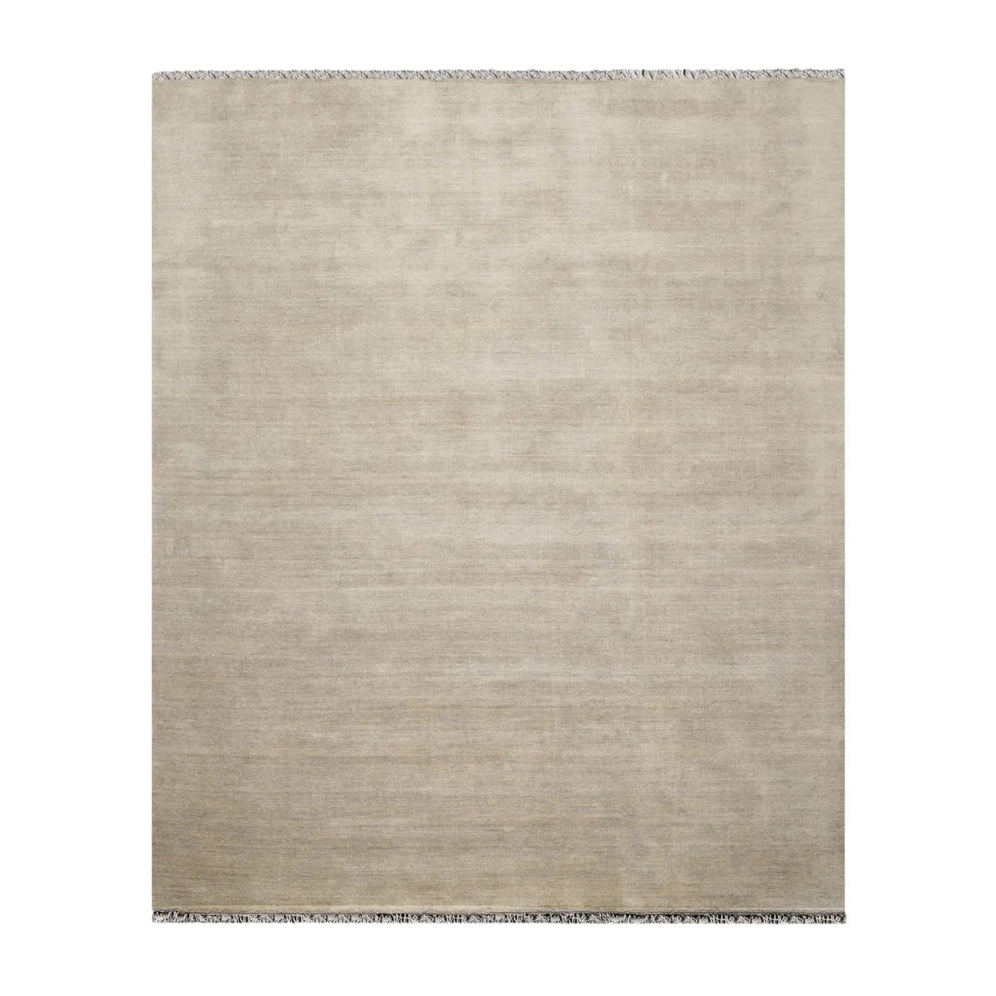 Multi Sizes Hand Loomed wool Plain Solid Minimalist Area Rug Mossy Gray-1