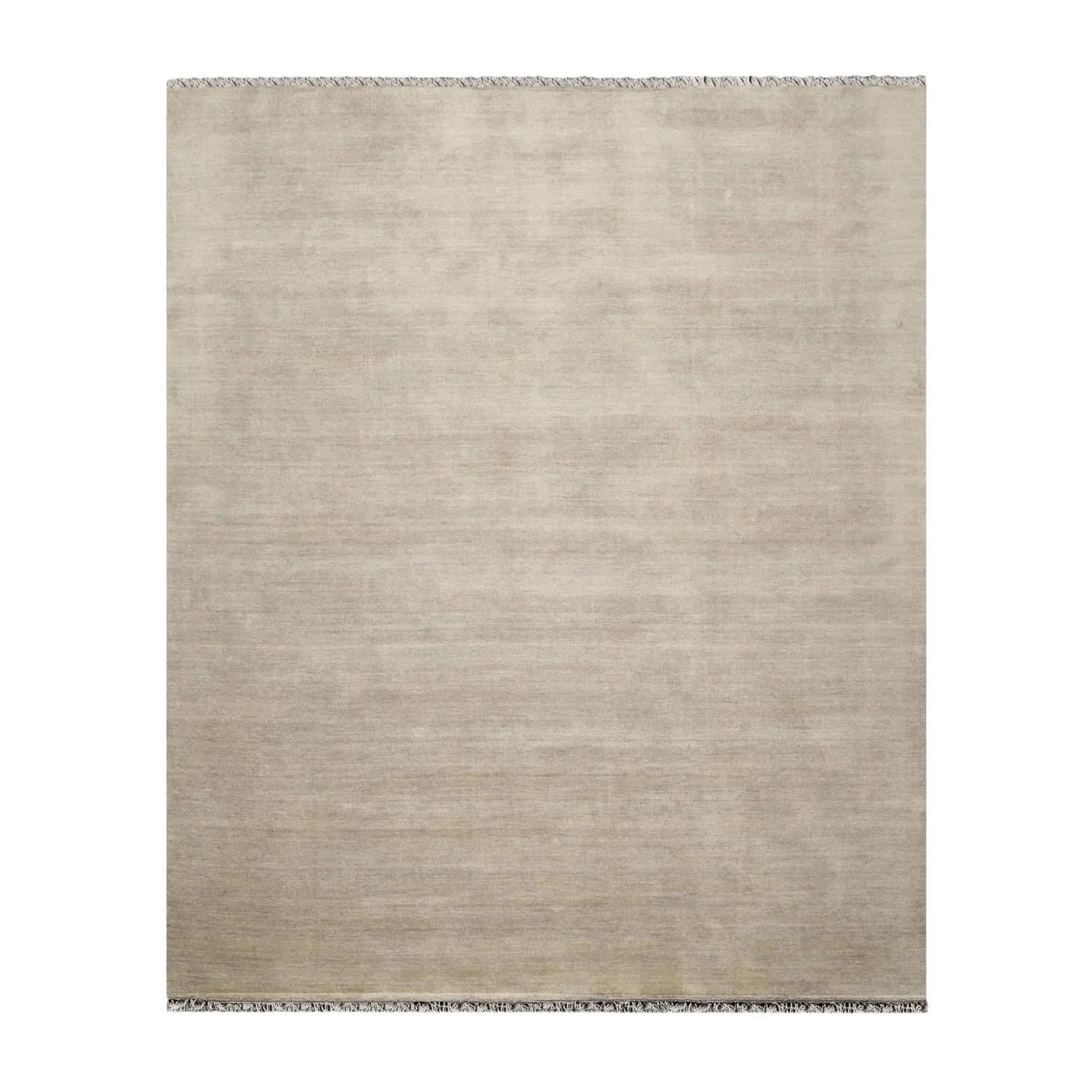 Multi Sizes Hand Loomed wool Plain Solid Minimalist Area Rug Mossy Gray-1