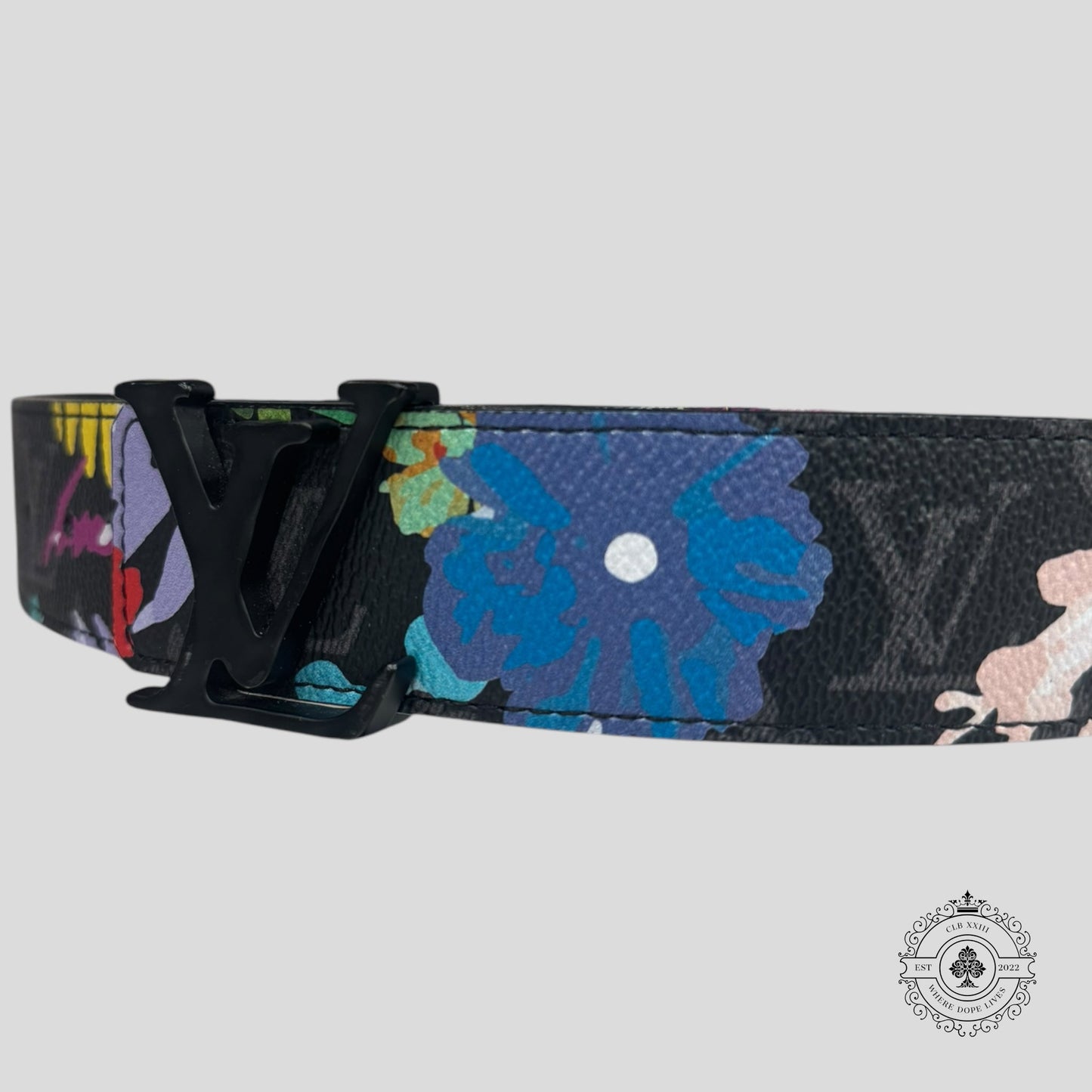 Louis Vuitton Eclipse Foliage Print Belt