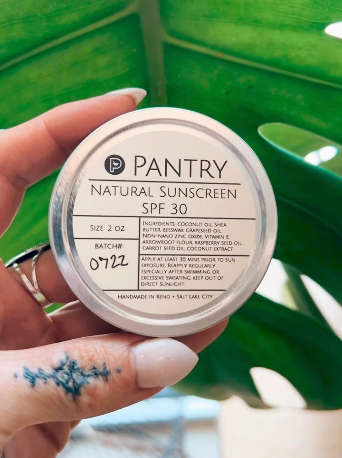 All-Natural Mineral Sunscreen | SPF 30, non-nano zinc, reef-safe