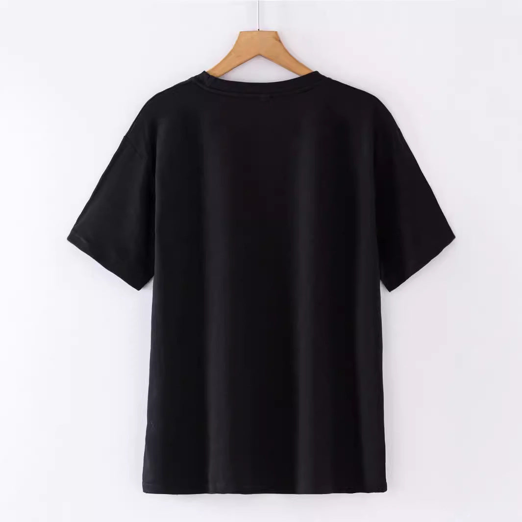 Women's Short Sleeve Round Neck T-Shirt  Style Gift