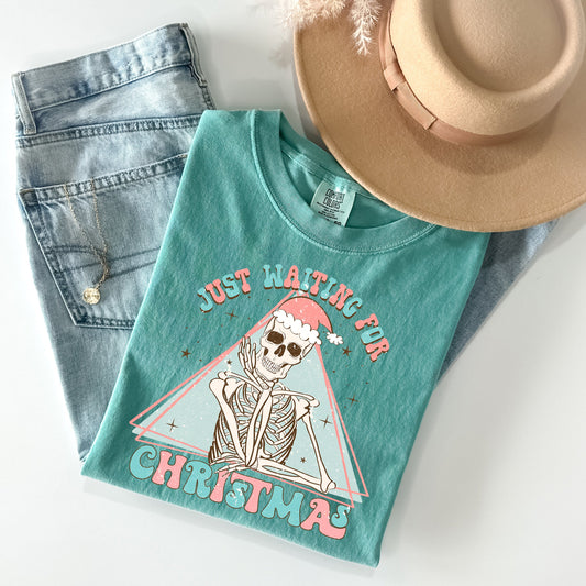 Just Waiting for Christmas Graphic Tee