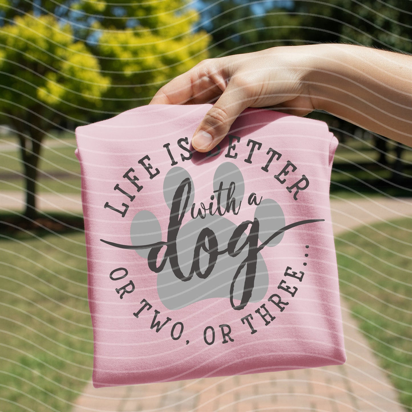 Life is Better With a Dog Graphic Tee