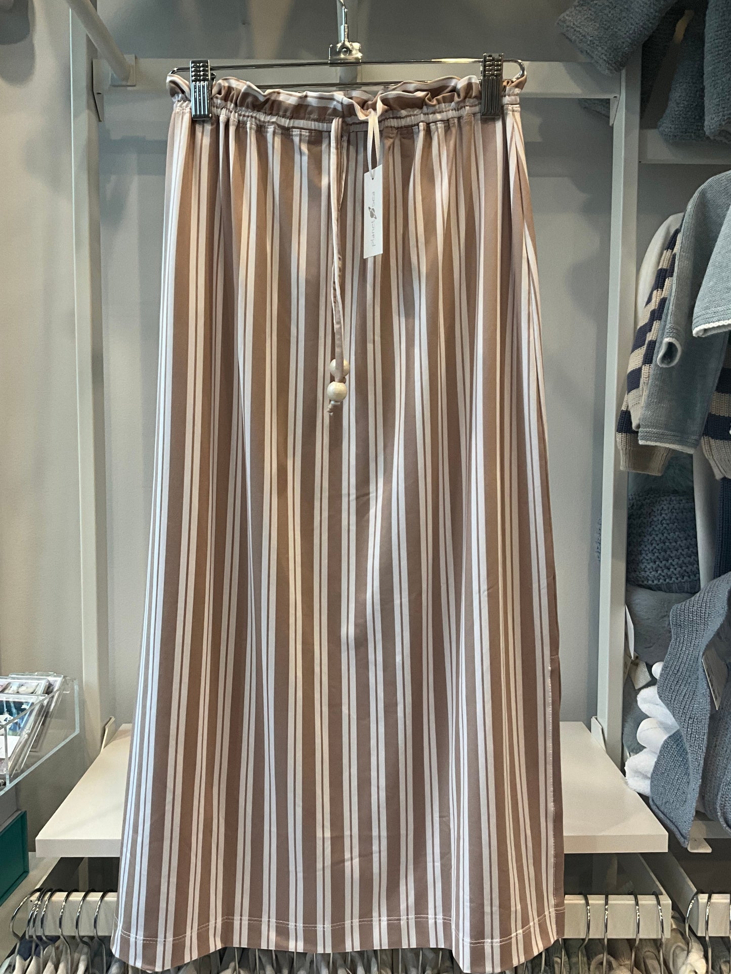 Planet Sea - Chocolate Runway Long Skirt Cover-Up