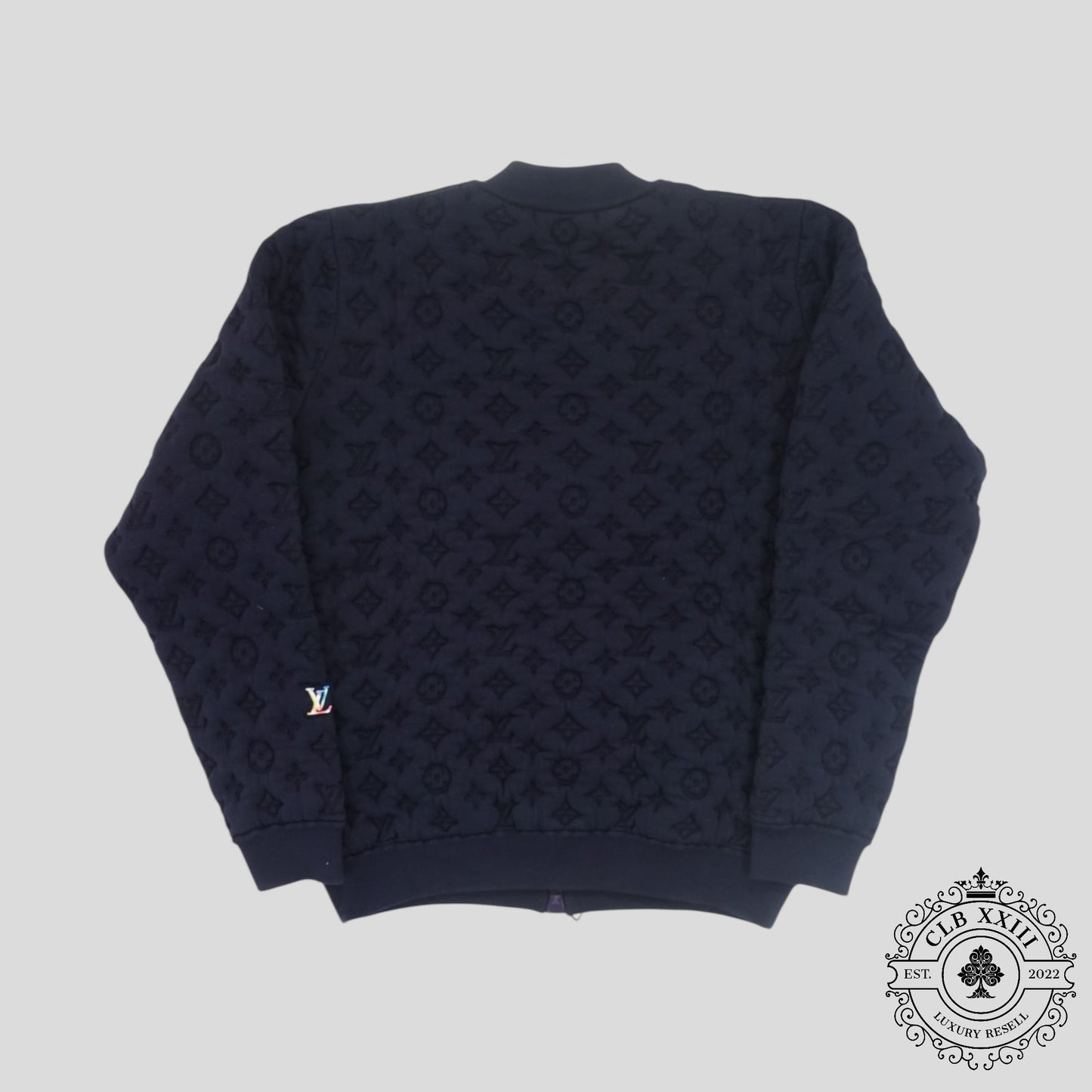 Louis Vuitton Monogram Bomber in Navy Blue