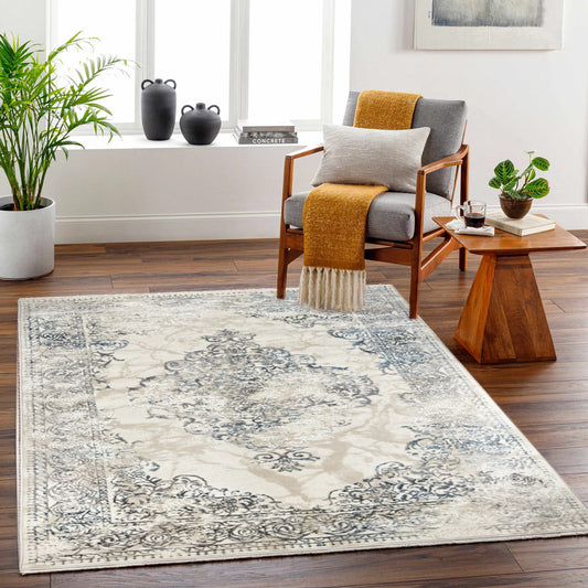 ROY's Home High&Low Pile Area Rugs, Medallion Design-0