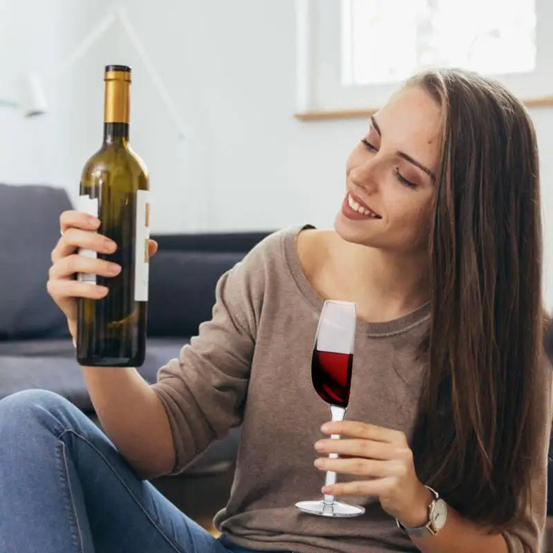 Creative Half Red Wine Cups Multi-use Vintage Tall Wine Glassware Long Stemmed Wine Champagne Glasses
