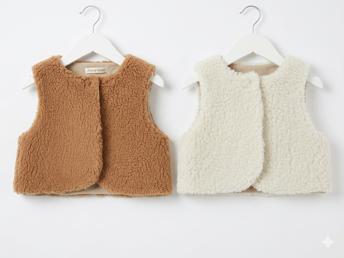 Zhoe & Tobiah: Girl Gilet Knitted - BRR3B