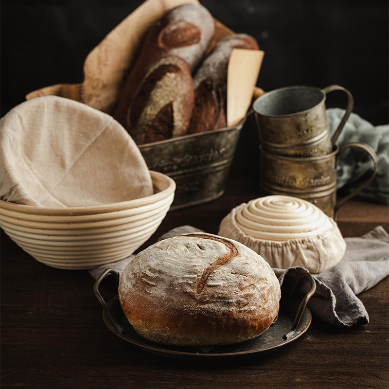 Indonesian Rattan Bread Fermentation Basket European Style Fermentation Basket Indonesian Rattan Fermentation Basket
