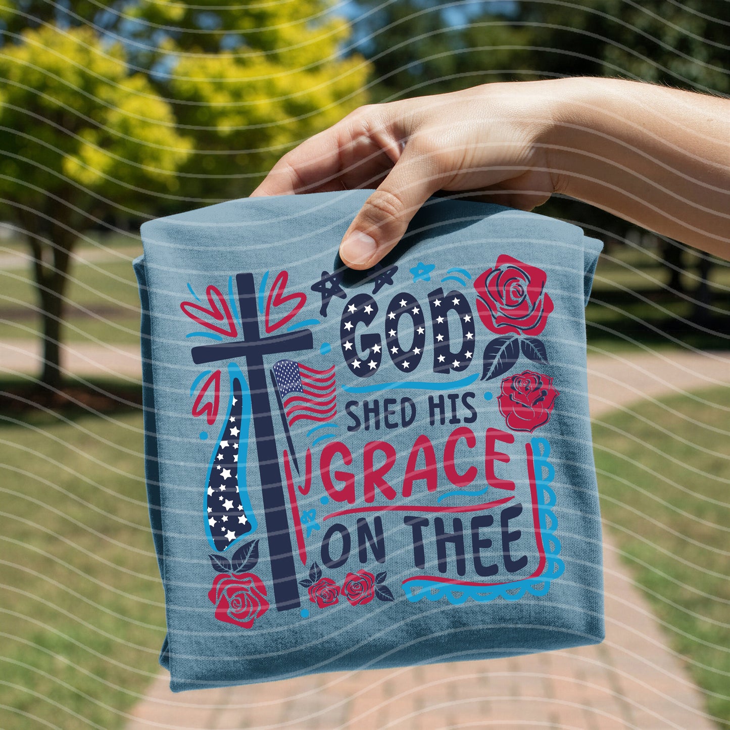 God Shed His Grace on Thee Graphic Tee