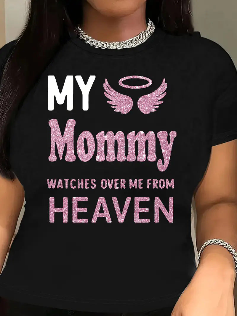 Women's Short Sleeve Round Neck T-Shirt Women's Clothing Gift