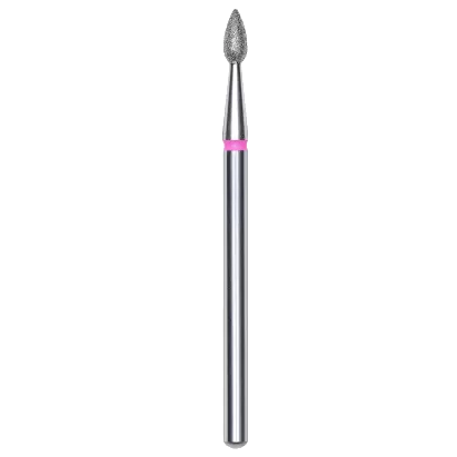 DIAMOND NAIL DRILL BIT, "DROP", RED, HEAD DIAMETER 2.3/5MM (FA40R023/5) - STALEKS™-0