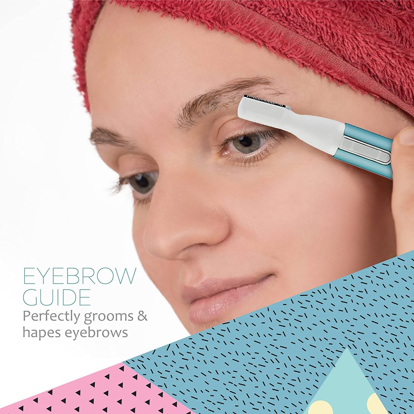 Pursonic Beauty Precision Bundle – Multi-Purpose Hair Trimmer, Heated Eyelash Curler & Dermaplaning Hair Remover Tool-1