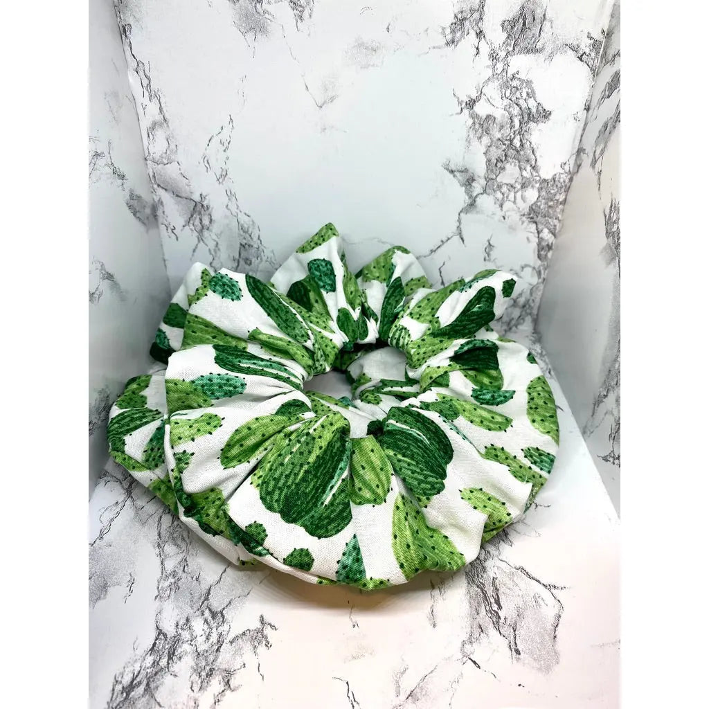 Cactus Summer Scrunchie