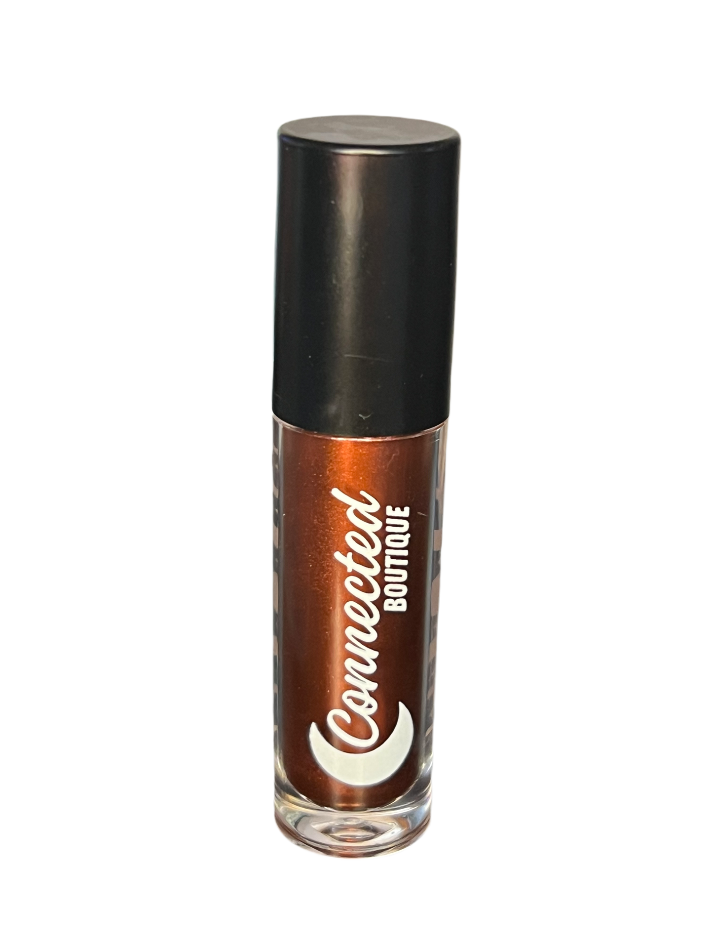 Brownie -  Chocolate brown Metallic Lip Gloss-2