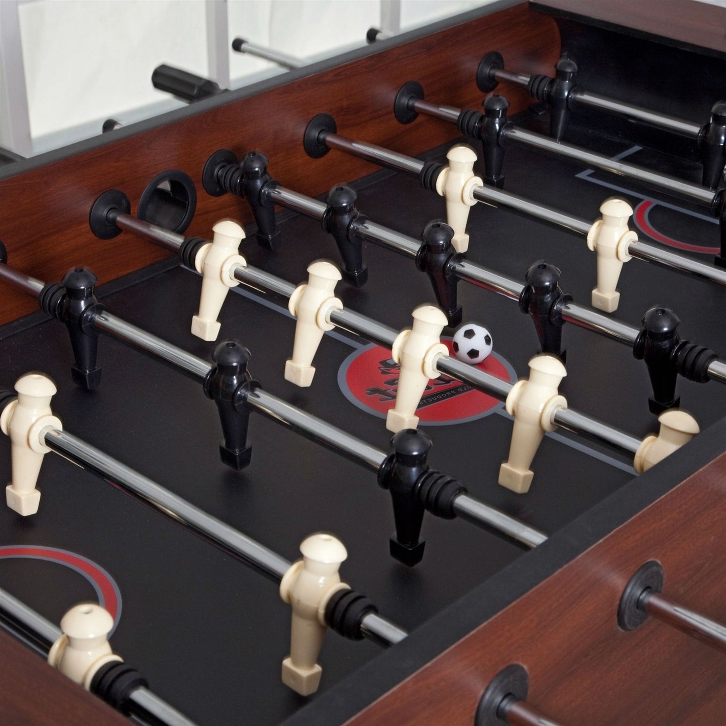 Game Time 55-inch Foosball Table with 4 Soccer Balls-1