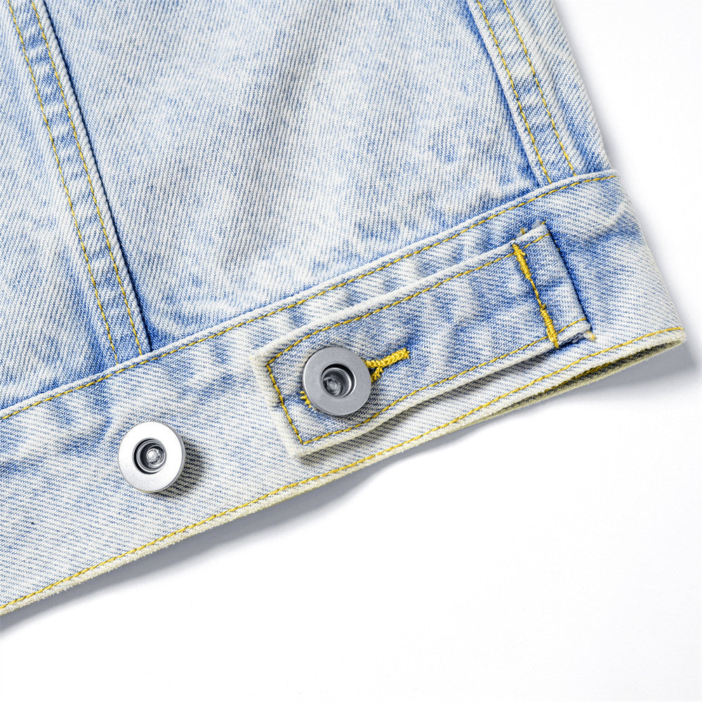 Denim short jacket