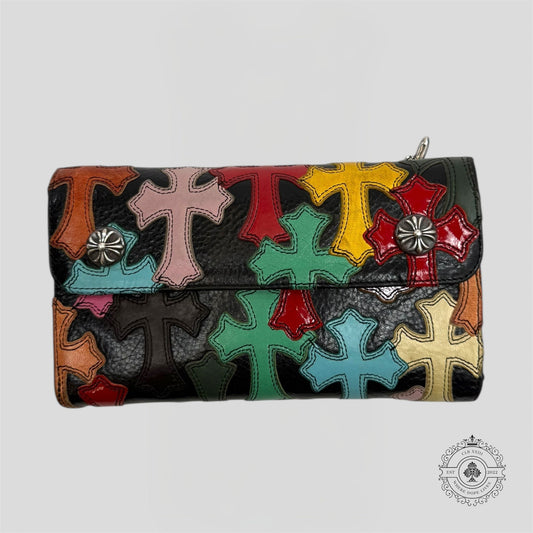 Chrome Hearts Cross Patch Wave Wallet