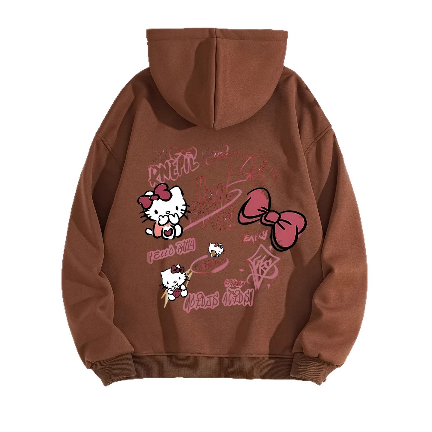 Hello Kitty printed loose sweatshirt